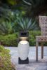 10x8x23" Black & White Vase Design Water Fountain with Light