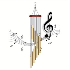 21.6" Golden Vintage Wind Chimes