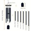 6 Aluminum Alloy Tubes Memorial Wind Chimes
