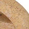 21.7x21.7x34.3" Cement Round Water Fountain with Light