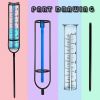 7" Capacity Glass Graduated Rain Gauge Replacement