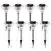 8Pack Color Changing Solar Pathway Lights