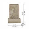 9x6.5x14" Tabletop Buddha Water Fountain with LED Light