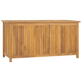Solid Teak Wood Patio Storage Box 44.9"x19.7"x22.8"