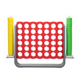 Red and Gray Indoor / Outdoor Giant 4 In a Row Game Set