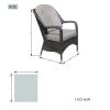 Direct Wicker 9 Piece Patio Set with Round Table Gas Fire Pit