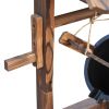 Outsunny Outdoor Wooden Wishing Well Fountain