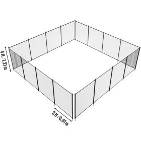 Easy DIY Install 4' x 48' Safety Pool Fence for In-ground Pools