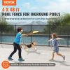 Easy DIY Install 4' x 48' Safety Pool Fence for In-ground Pools