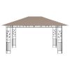 13'x10'x9' Taupe Gazebo with Mosquito Net