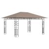13'x10'x9' Taupe Gazebo with Mosquito Net